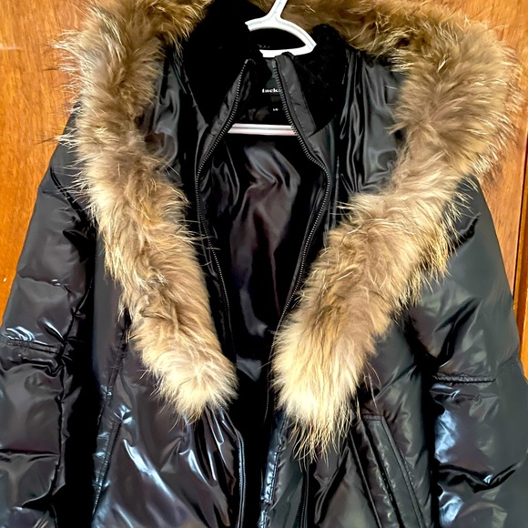 Black Mackage Winter Coat / Black, F LARGE - Picture 1 of 4